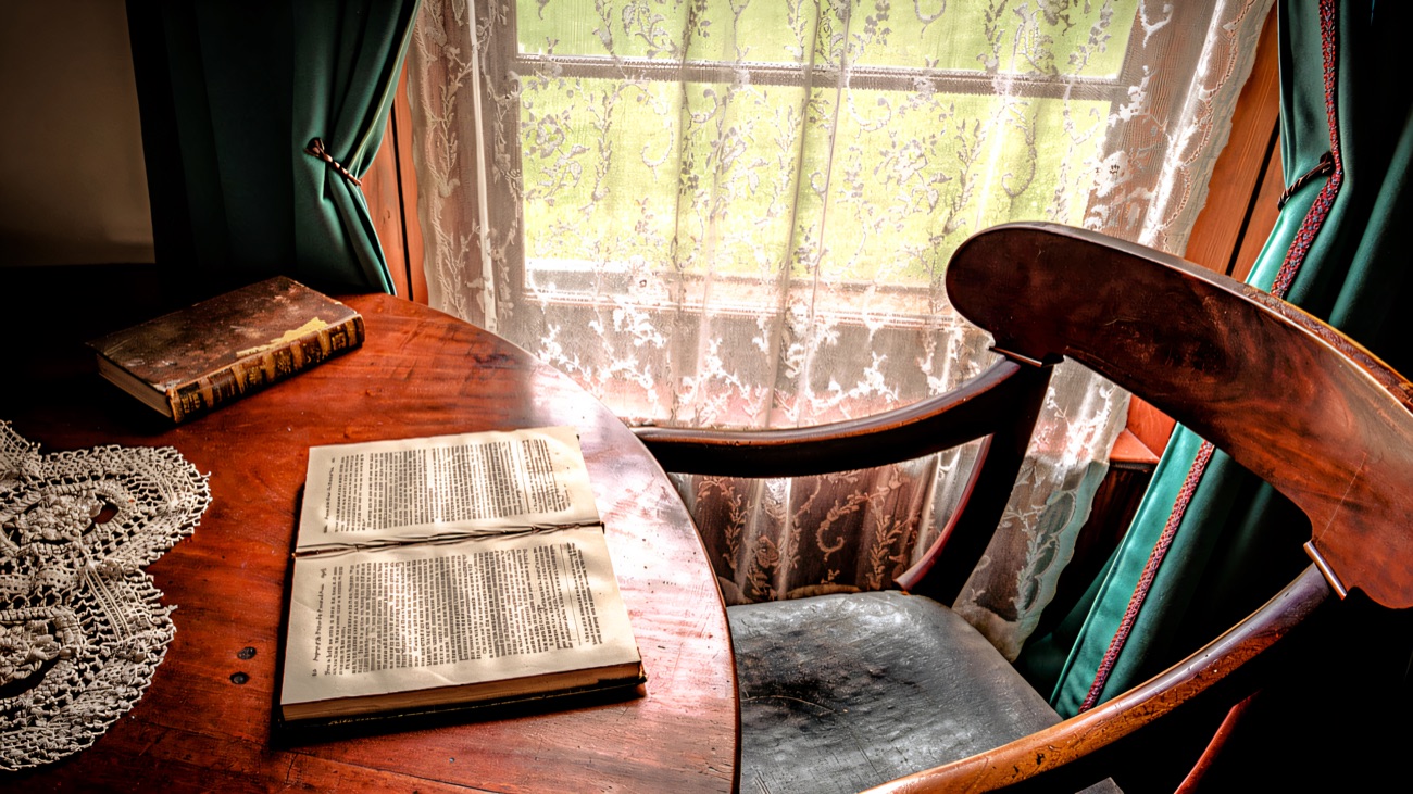 A quiet corner by the window