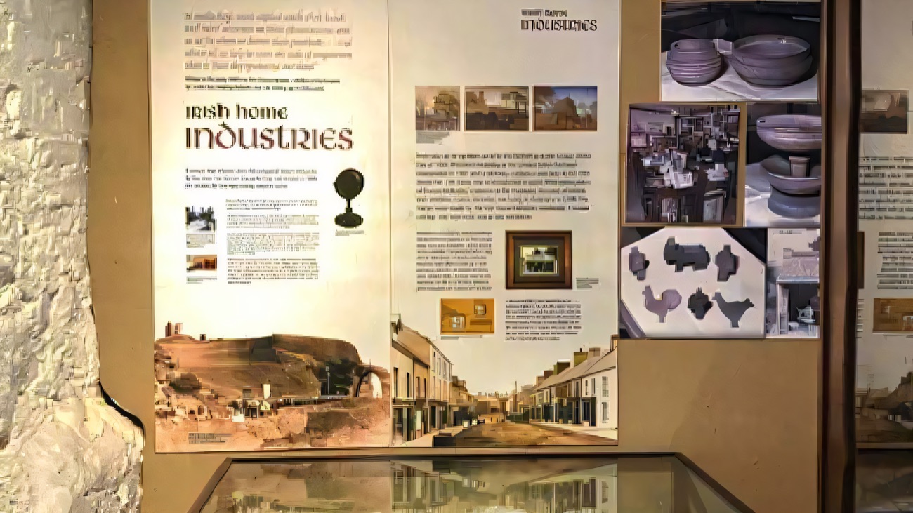 The Irish home industries display