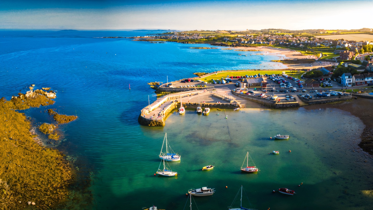 Groomsport from the air