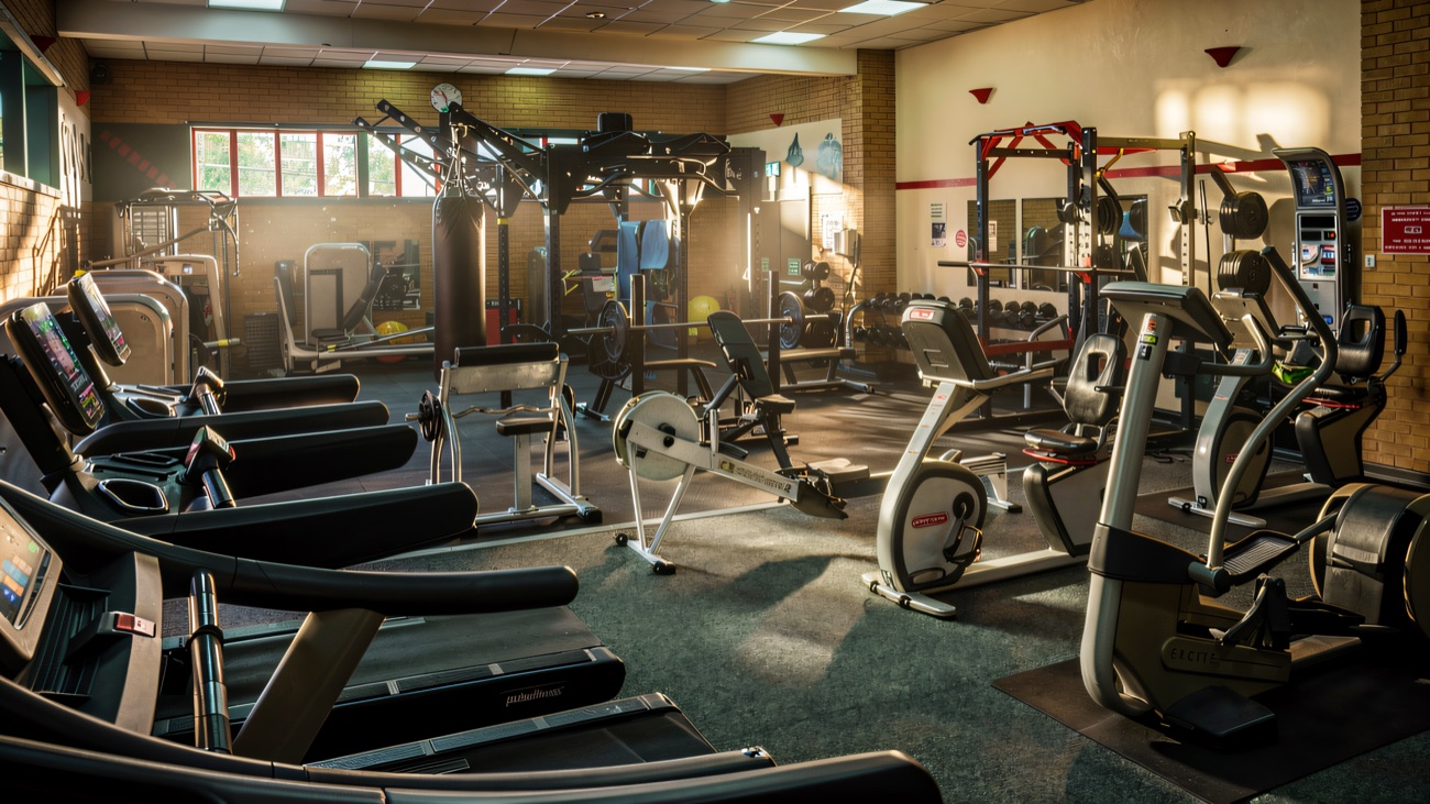 The fitness suite upstairs