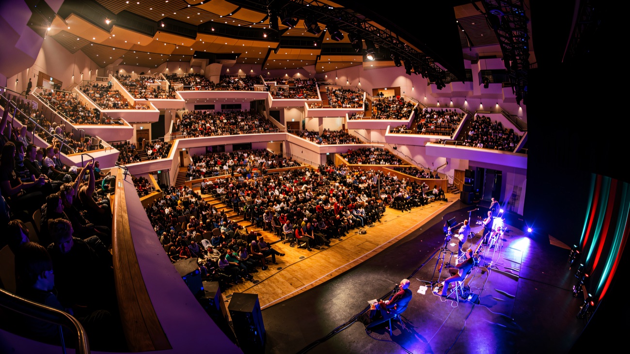 A packed house in the main concert hall