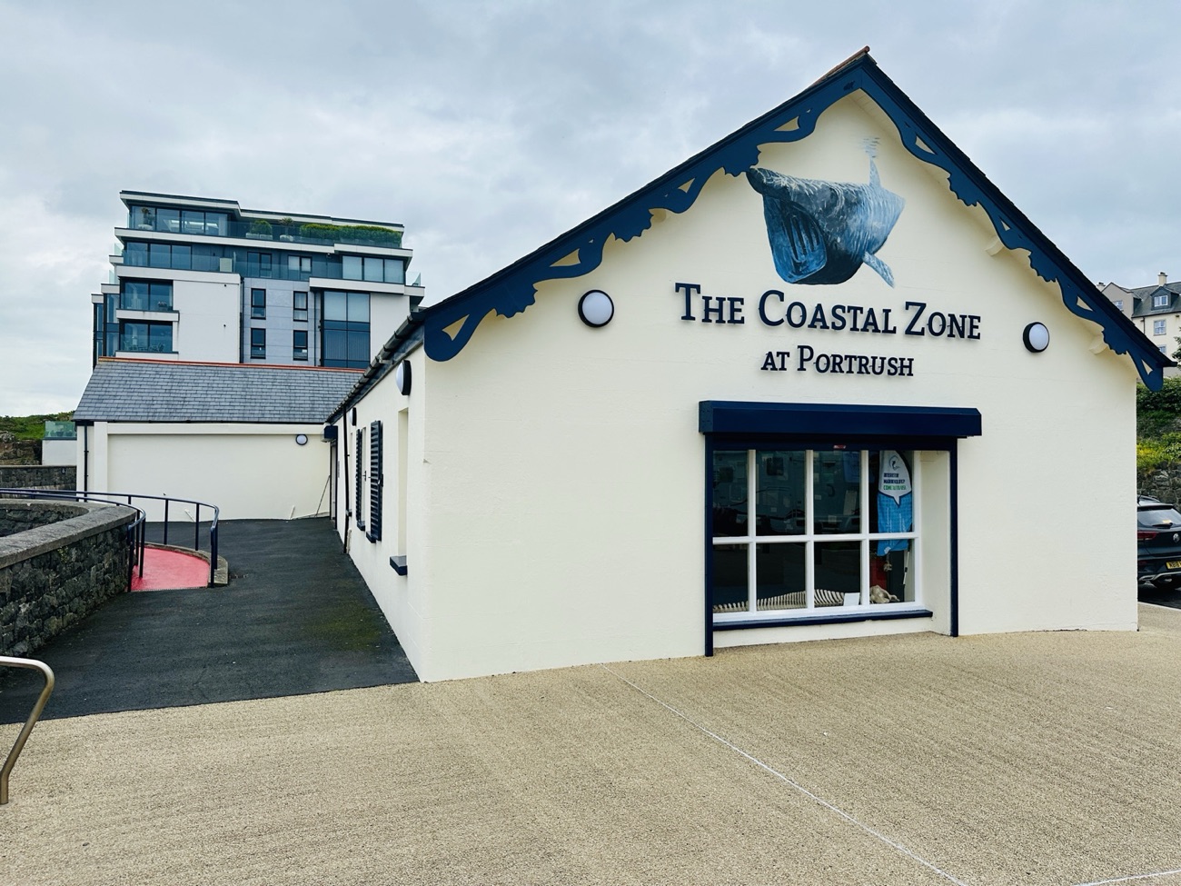 The Coastal Zone building at Portrush, home of the free touch tanks