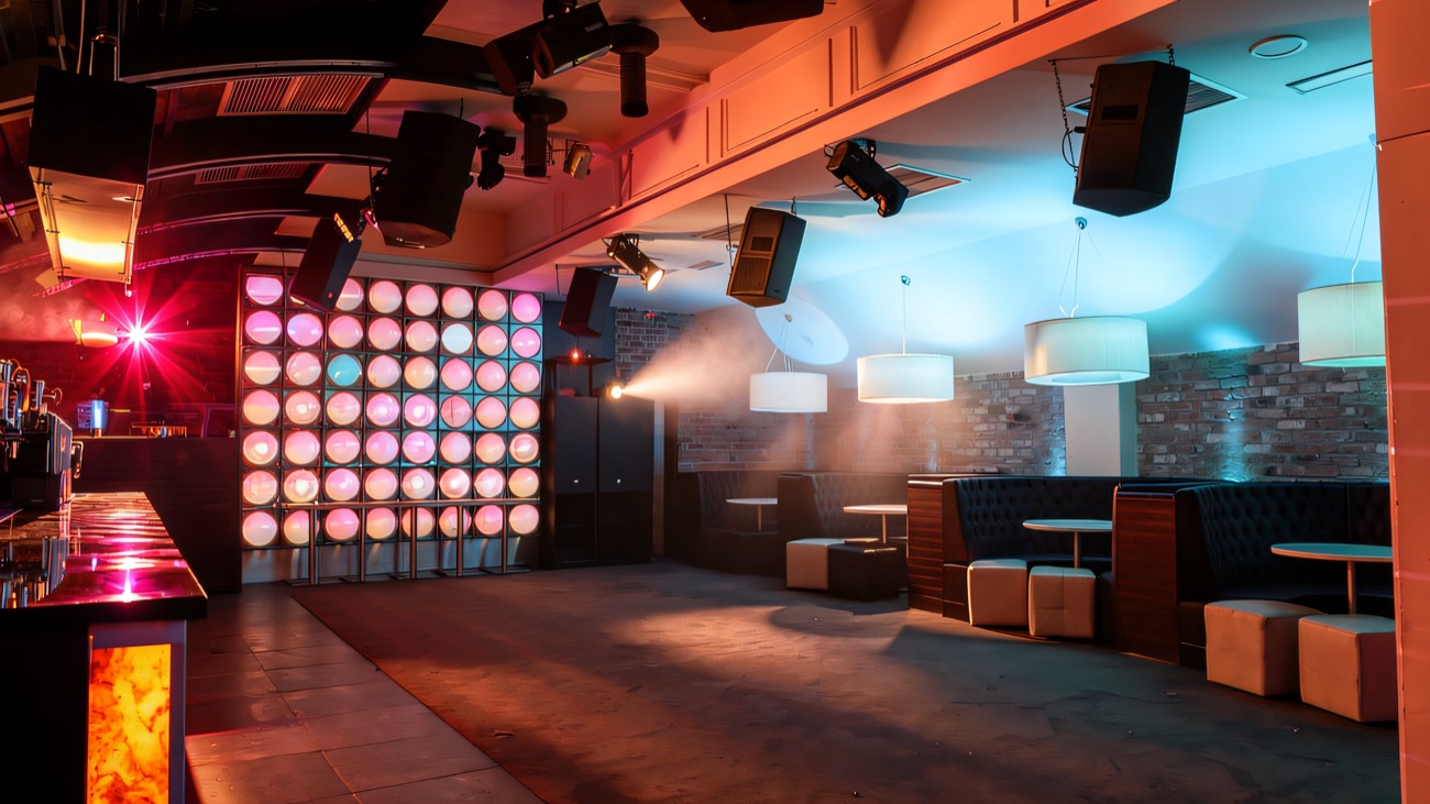 Level Seven, the modern room upstairs used for live music and events
