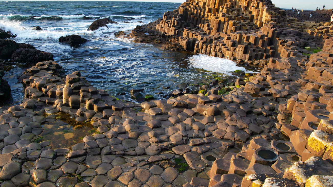 The basalt columns of the Giant's Causeway