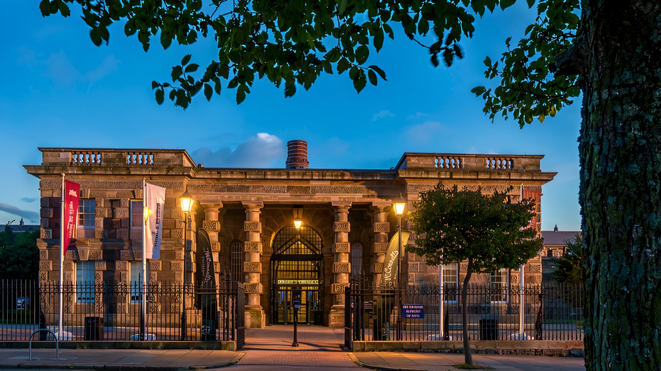 The imposing front gatehouse, once the last thing many prisoners saw of the outside world.