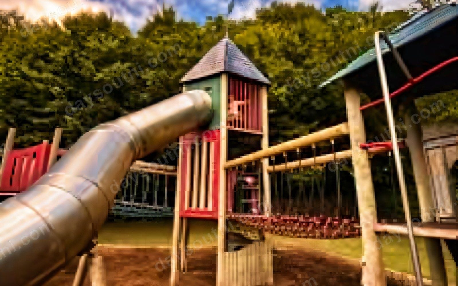 Delamont Country Park play park