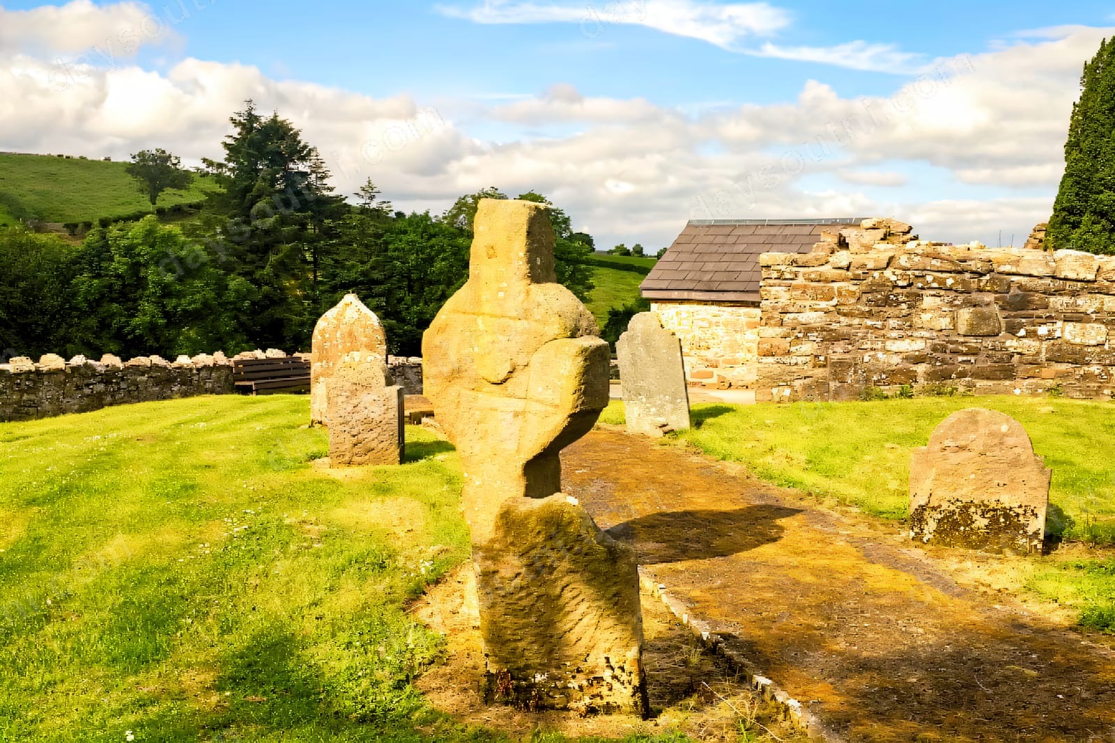 Errigal Keerogue Cross and Church