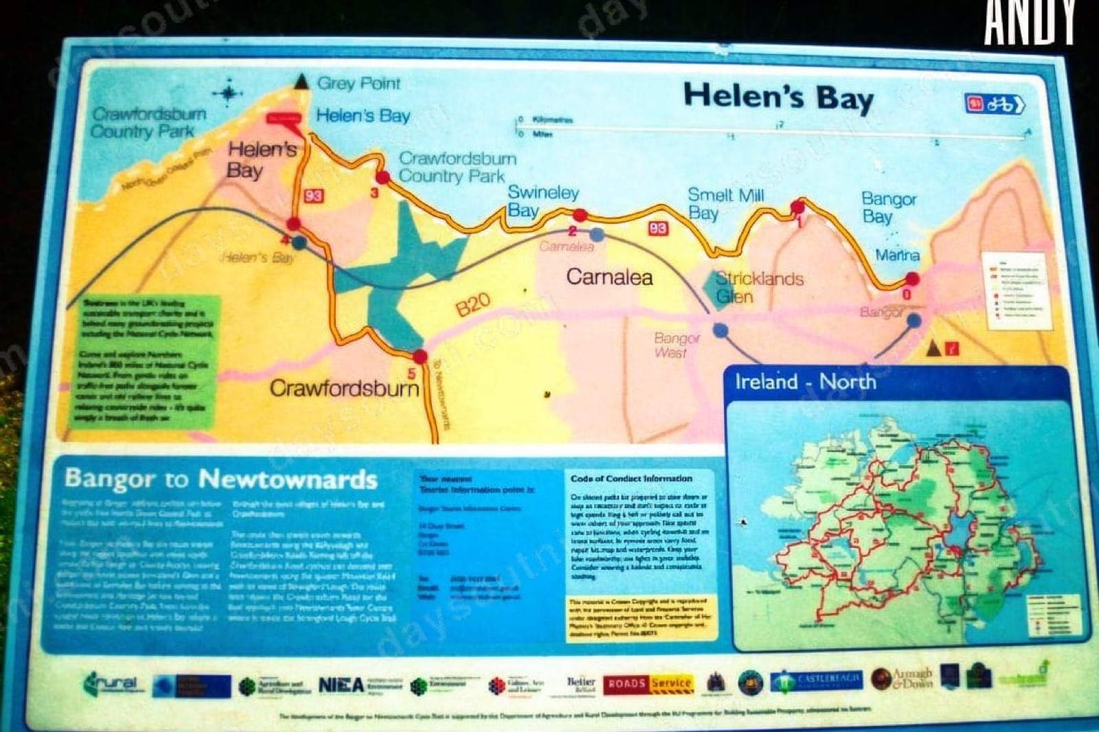 Helen's Bay to Bangor Cycle Path (NCN 93)