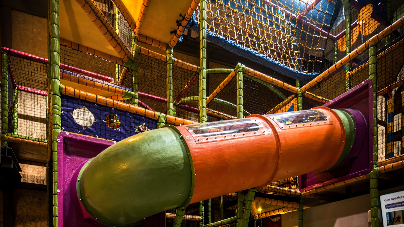 The three-storey soft play