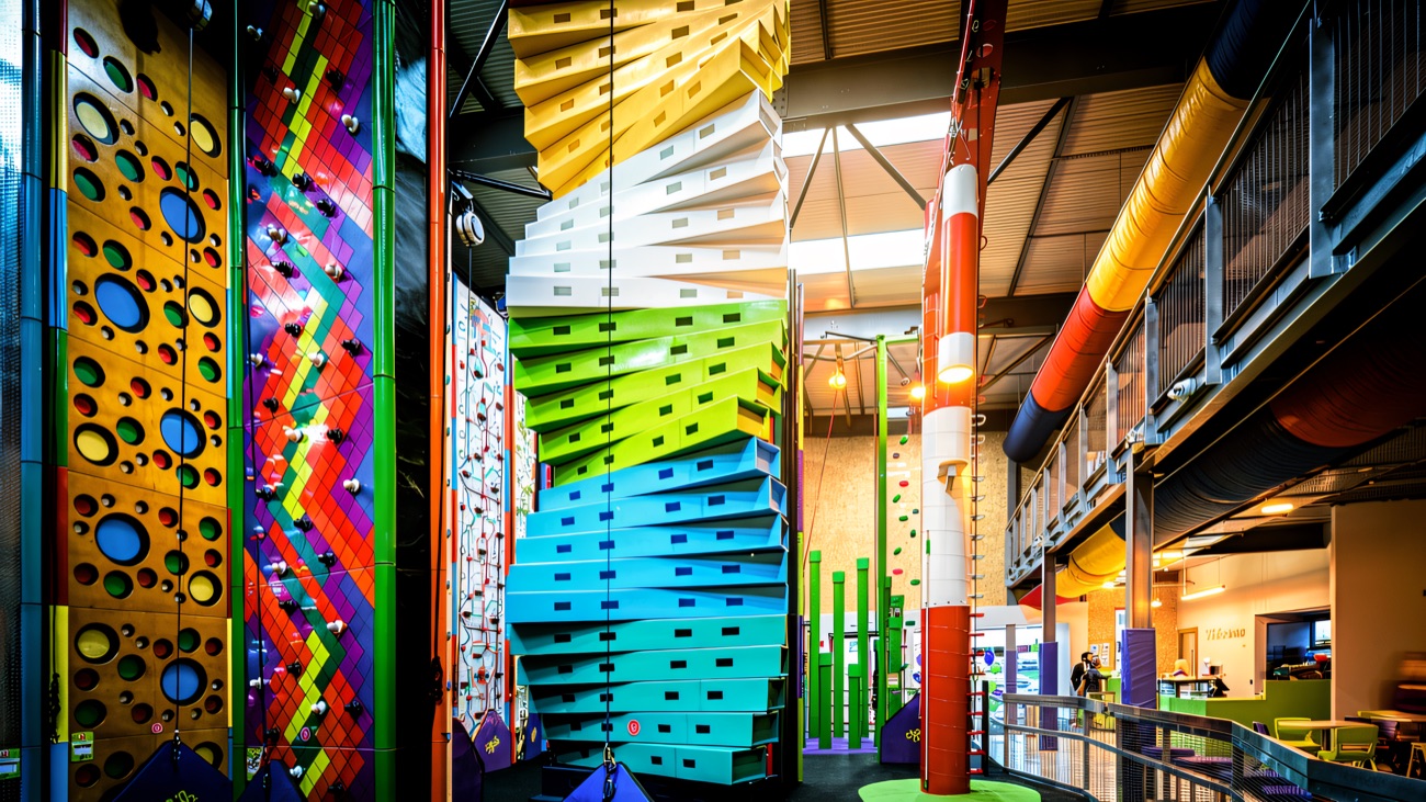 The Clip 'n Climb tower
