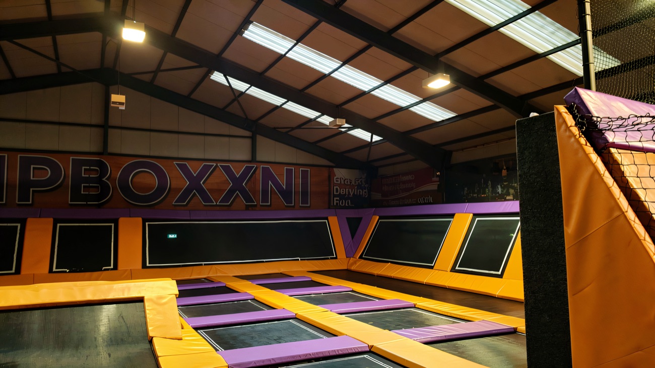The Jump Boxx trampoline arena