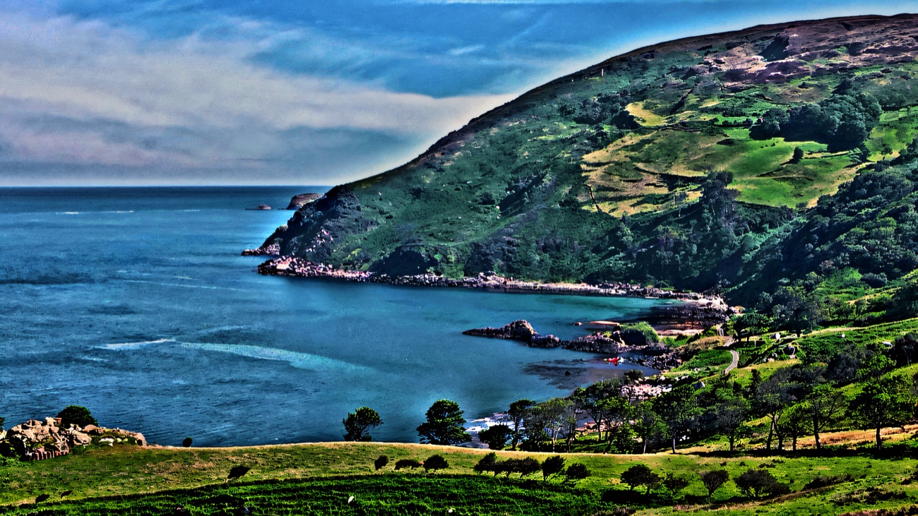 Murlough Bay below Fair Head
