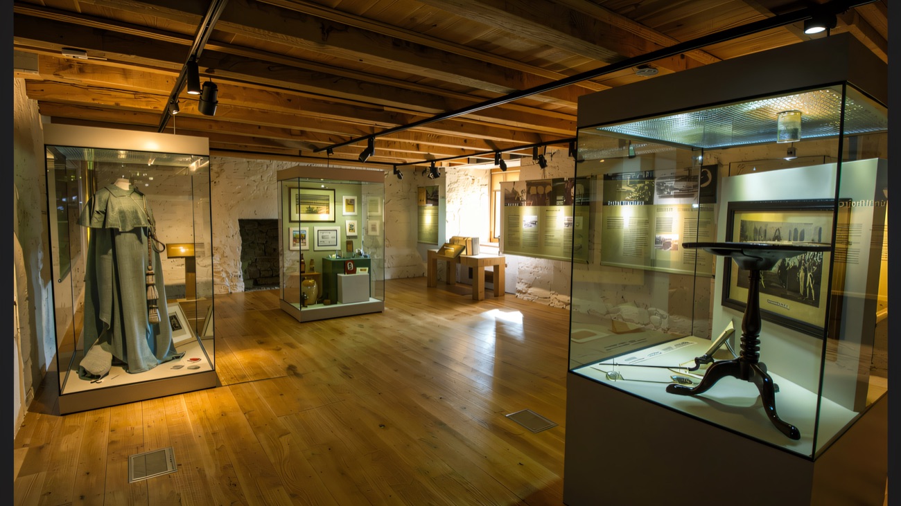 Inside the Bagenal's Castle galleries