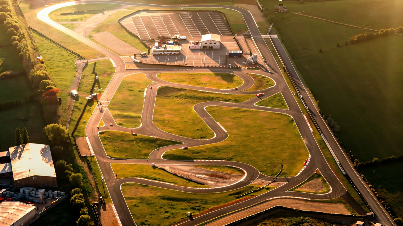 The full Nutts Corner circuit from the air