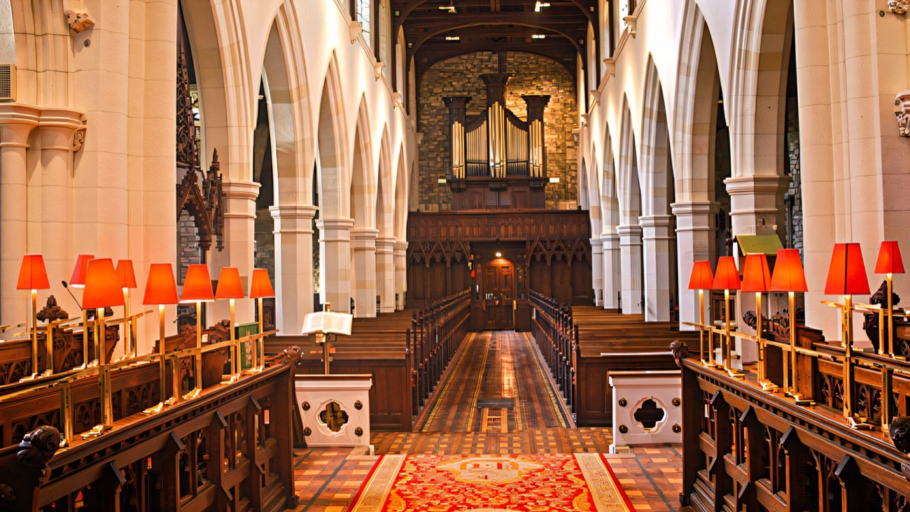 The nave and chancel
