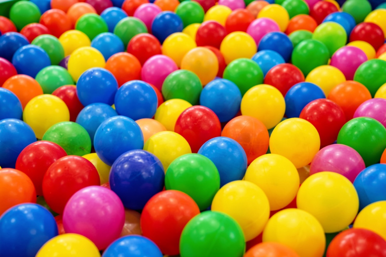 A colourful soft-play ball pit (illustrative of an indoor soft-play centre)