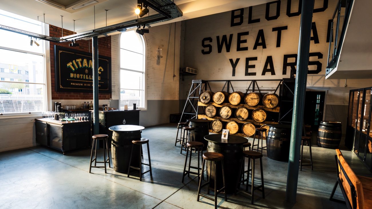 The tasting room
