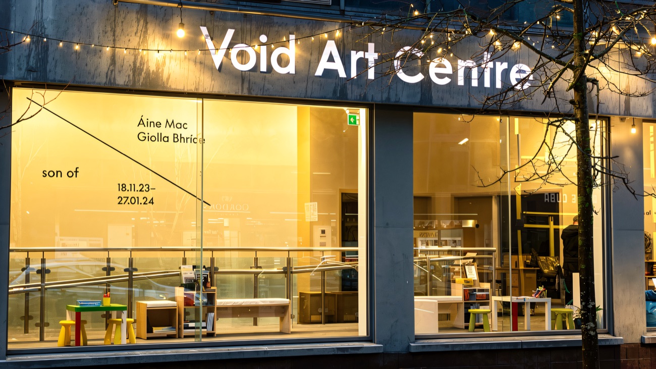The Void Art Centre shopfront on Patrick Street, Derry