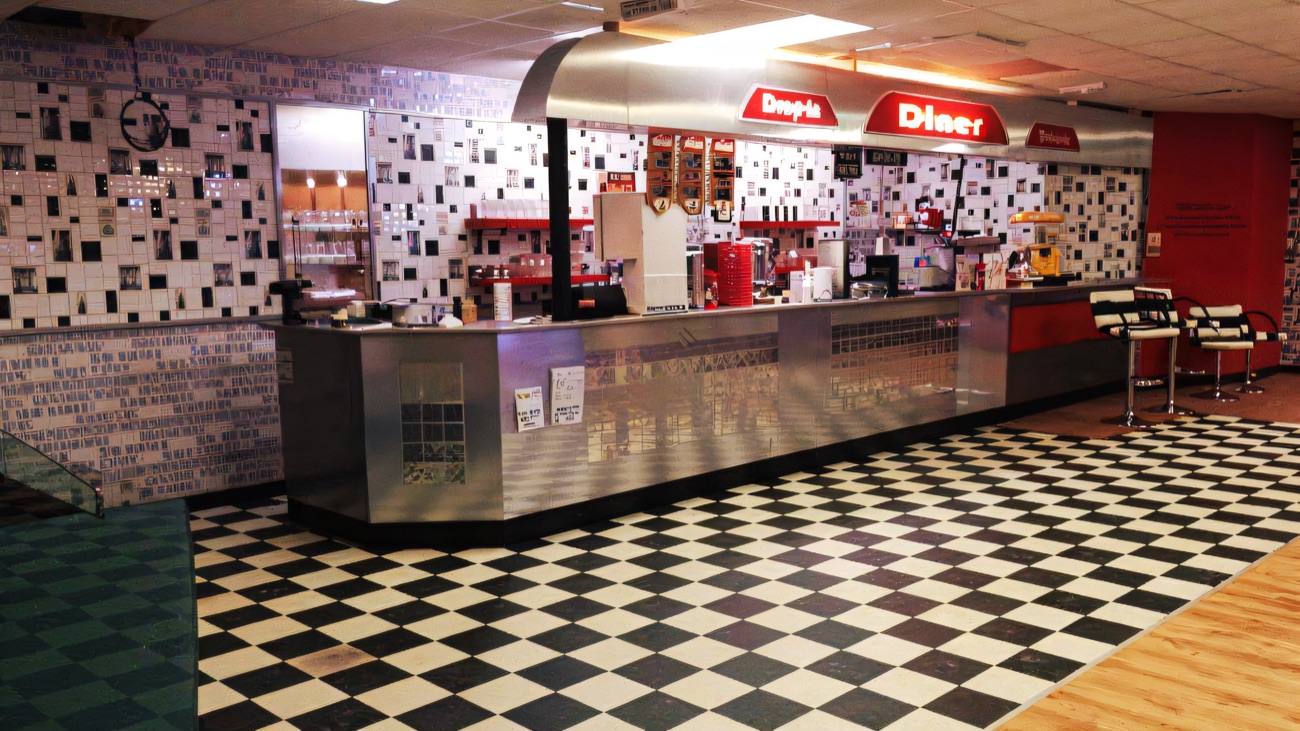 The retro diner