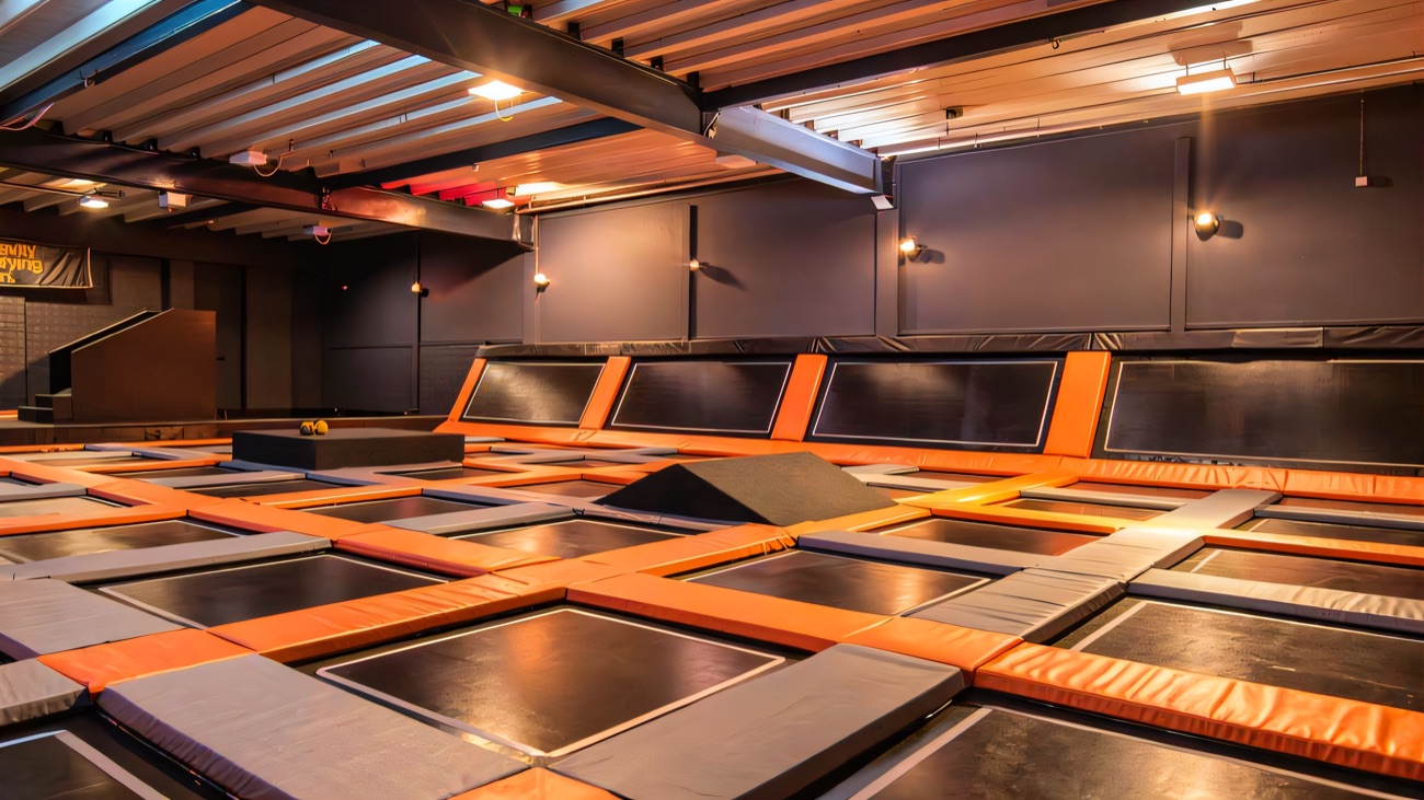The trampoline arena